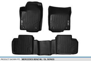 Maxliner USA - MAXLINER Custom Fit Floor Mats 2 Row Liner Set Black for 2012-2019 Mercedes Benz ML / GL / GLE / GLS Series - Image 5