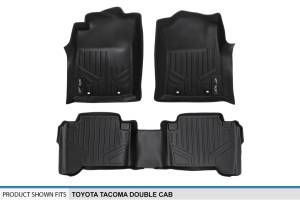 Maxliner USA - MAXLINER Custom Fit Floor Mats 2 Row Liner Set Black for 2012-2015 Toyota Tacoma Double Cab - Image 5