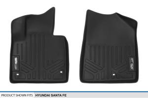 Maxliner USA - MAXLINER Custom Fit Floor Mats 1st Row Liner Set Black for 2013-2018 Hyundai Santa Fe - All Models / 2019 Santa Fe XL - Image 4