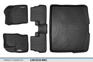 Maxliner USA - MAXLINER Custom Fit Floor Mats 2 Rows and Cargo Liner Set Black for 2015-2016 Lincoln MKC - Image 6