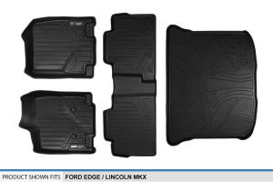 Maxliner USA - MAXLINER Custom Fit Floor Mats 2 Rows and Cargo Liner Set Black for 2011-2014 Ford Edge / 2011-2015 Lincoln MKX - Image 6