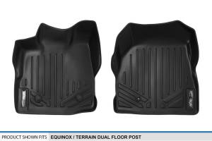 Maxliner USA - MAXLINER Custom Floor Mats 1st Row Liner Set Black for 2011-2017 Chevy Equinox / GMC Terrain with Dual Front Floor Posts - Image 4