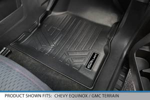 Maxliner USA - MAXLINER Custom Fit Floor Mats 2 Row Liner Set Black for 2011-2017 Chevy Equinox / GMC Terrain with Dual Front Floor Posts - Image 3
