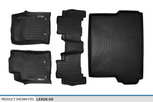 Maxliner USA - MAXLINER All Weather Floor Mats 2 Rows and Cargo Liner Set Black for 2014-2019 Lexus GX460 - Image 6