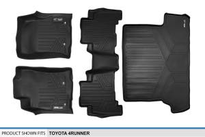 Maxliner USA - MAXLINER Floor Mats and Cargo Liner Behind 2nd Row Set Black for 2013-2019 Toyota 4Runner 7 Passenger with 3rd Row Seats - Image 6