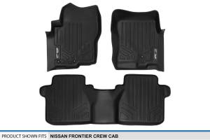 Maxliner USA - MAXLINER Custom Floor Mats 2 Row Liner Set Black for 2008-2019 Nissan Frontier Crew Cab with Dual Drivers Side Floor Posts - Image 5