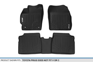 Maxliner USA - MAXLINER Custom Fit Floor Mats 2 Row Liner Set Black for 2012-2015 Toyota Prius (No Prius V or C Models) - Image 5