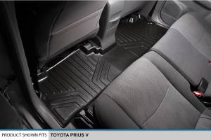 Maxliner USA - MAXLINER Custom Fit Floor Mats 2 Row Liner Set Black for 2012-2017 Toyota Prius V - Image 4