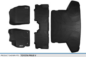 Maxliner USA - MAXLINER Custom Fit Floor Mats and Cargo Liner Set Black for 2012-2017 Toyota Prius V - Image 6