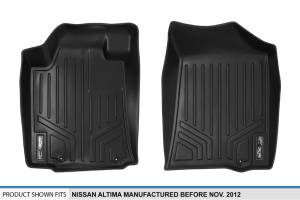 Maxliner USA - MAXLINER Custom Fit Floor Mats 1st Row Liner Set Black for 2013 Nissan Altima (Manufactured Before Nov. 2012) - Image 4