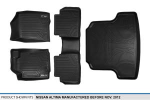 Maxliner USA - MAXLINER Custom Fit Floor Mats and Cargo Liner Set Black for 2013 Nissan Altima (Manufactured Before Nov. 2012) - Image 6