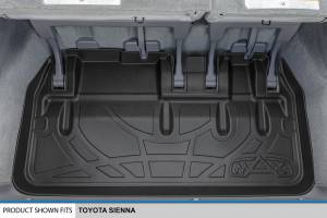 Maxliner USA - MAXLINER Custom Floor Mats 3 Rows and Cargo Liner Behind 3rd Row Set Black for 2013-2020 Toyota Sienna 8 Passenger Model - Image 6