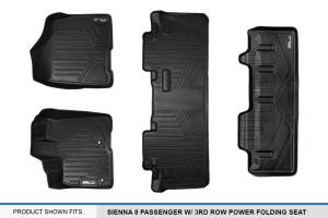 Maxliner USA - MAXLINER Floor Mats and Cargo Liner Behind 3rd Row for 2013-2020 Sienna 8 Passenger Model with Power Folding 3rd Row Seats - Image 6