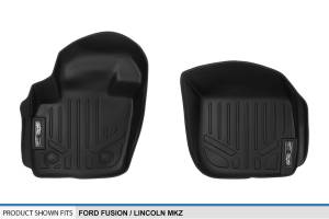 Maxliner USA - MAXLINER Custom Fit Floor Mats 1st Row Liner Set Black for 2013-2016 Ford Fusion / Lincoln MKZ - Image 4