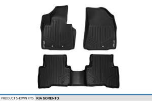 Maxliner USA - MAXLINER Custom Fit Floor Mats 2 Row Liner Set Black for 2014-2015 Kia Sorento - All Models - Image 5