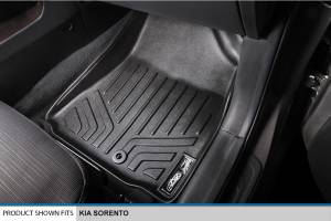 Maxliner USA - MAXLINER Custom Fit Floor Mats 2 Rows and Cargo Liner Set Black for 2014-2015 Kia Sorento with 3rd Row Seats - Image 3