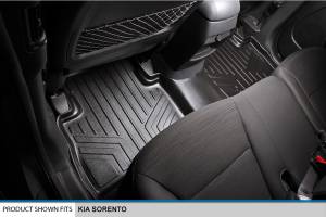 Maxliner USA - MAXLINER Custom Fit Floor Mats 2 Rows and Cargo Liner Set Black for 2014-2015 Kia Sorento with 3rd Row Seats - Image 4