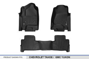Maxliner USA - MAXLINER Custom Fit Floor Mats 2 Row Liner Set Black for 2015-2018 Chevrolet Tahoe / GMC Yukon - Image 5