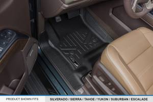 Maxliner USA - MAXLINER Custom Fit Floor Mats 2 Row Liner Set Black for 2015-2018 Cadillac Escalade - Image 2