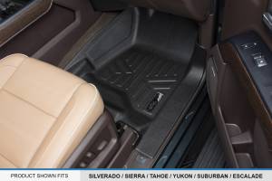 Maxliner USA - MAXLINER Custom Fit Floor Mats 2 Row Liner Set Black for 2015-2018 Cadillac Escalade - Image 3