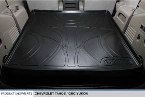 Maxliner USA - MAXLINER Custom Fit Floor Mats 3 Rows and Cargo Liner Behind 2nd Row Set Black for 2015-2018 Cadillac Escalade - Image 6