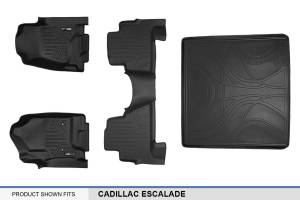 Maxliner USA - MAXLINER Custom Fit Floor Mats 2 Rows and Cargo Liner Behind 2nd Row Set Black for 2015-2019 Cadillac Escalade - Image 6