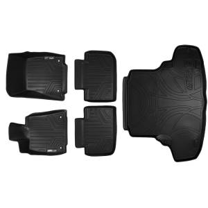 MAXLINER Custom Fit Floor Mats 2 Rows and Cargo Liner Set Black for 2014-2019 Lexus IS Sedan Rear Wheel Drive Only