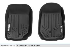 Maxliner USA - MAXLINER Custom Fit Floor Mats 1st Row Liner Set Black for 2007-2013 Jeep Wrangler - All Models - Image 4