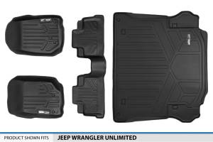 Maxliner USA - MAXLINER Custom Fit Floor Mats and Cargo Liner Set Black for 2011-2013 Jeep Wrangler Unlimited 4-Door - Image 6