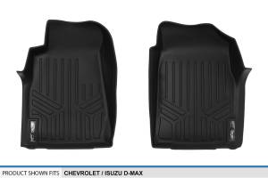 Maxliner USA - MAXLINER Custom Fit Floor Mats 1st Row Liner Set Black for 2012-2014 Chevrolet / Isuzu D-Max - Image 4