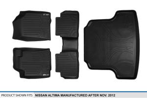 Maxliner USA - MAXLINER Custom Fit Floor Mats and Cargo Liner Set Black for 2013-2018 Nissan Altima Sedan (Manufactured After Nov. 2012) - Image 6