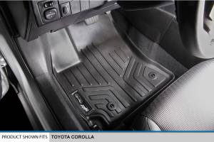 Maxliner USA - MAXLINER Floor Mats 1st Row Liner Set Black for 2014-2019 Toyota Corolla Automatic Transmission (No iM Hatchback Models) - Image 2