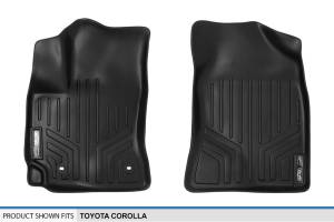 Maxliner USA - MAXLINER Floor Mats 1st Row Liner Set Black for 2014-2019 Toyota Corolla Automatic Transmission (No iM Hatchback Models) - Image 4