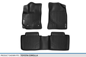 Maxliner USA - MAXLINER Floor Mats 2 Row Liner Set Black for 2014-2019 Toyota Corolla Automatic Transmission (No iM Hatchback Models) - Image 5