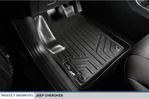 Maxliner USA - MAXLINER Custom Fit Floor Mats 1st Row Liner Set Black for 2014-2019 Jeep Cherokee - All Models - Image 2