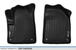 Maxliner USA - MAXLINER Custom Fit Floor Mats 1st Row Liner Set Black for 2014-2019 Jeep Cherokee - All Models - Image 4