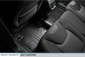 Maxliner USA - MAXLINER Custom Fit Floor Mats 2 Row Liner Set Black for 2014-2019 Jeep Cherokee - All Models - Image 4