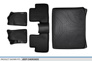 Maxliner USA - MAXLINER Custom Fit Floor Mats and Cargo Liner Set Black for 2014-2019 Jeep Cherokee - All Models - Image 6