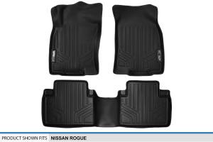 Maxliner USA - MAXLINER Custom Fit Floor Mats 2 Row Liner Set Black for 2014-2019 Nissan Rogue (No Rogue Sport or Select Models) - Image 5