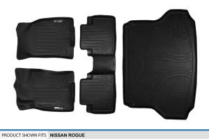 Maxliner USA - MAXLINER Custom Fit Floor Mats and Cargo Liner Set Black for 2014-2019 Nissan Rogue without 3rd Row Seats - Image 6