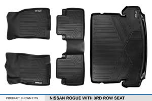 Maxliner USA - MAXLINER Custom Fit Floor Mats and Cargo Liner Set Black for 2014-2019 Nissan Rogue with 3rd Row Seats - Image 6