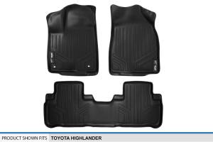 Maxliner USA - MAXLINER Custom Fit Floor Mats 2 Row Liner Set Black for 2014-2019 Toyota Highlander - All Models - Image 5