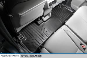 Maxliner USA - MAXLINER Custom Fit Floor Mats 3 Row Liner Set Black for 2014-2019 Toyota Highlander with 2nd Row Bench Seat - Image 4
