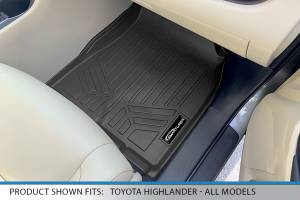 Maxliner USA - MAXLINER Floor Mats 3 Rows and Cargo Liner Behind 2nd Row Set Black for 2014-2019 Toyota Highlander with 2nd Row Bench Seat - Image 3