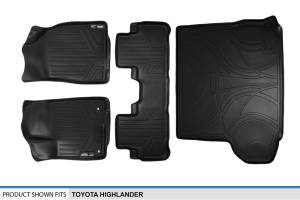 Maxliner USA - MAXLINER Custom Fit Floor Mats 2 Rows and Cargo Liner Behind 2nd Row Set Black for 2014-2019 Toyota Highlander - Image 6