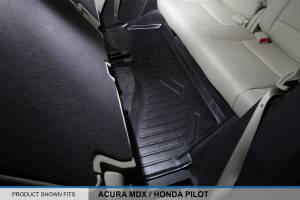 Maxliner USA - MAXLINER Custom Fit Floor Mats 3 Row Liner Set Black for 2014-2019 Acura MDX with 2nd Row Bench Seat (No Hybrid Models) - Image 5