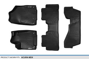 Maxliner USA - MAXLINER Custom Fit Floor Mats 3 Row Liner Set Black for 2014-2019 Acura MDX with 2nd Row Bench Seat (No Hybrid Models) - Image 6
