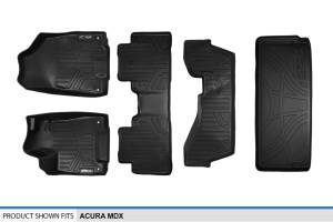 Maxliner USA - MAXLINER Floor Mats and Cargo Liner Behind 3rd Row Set Black for 2014-2019 Acura MDX with 2nd Row Bench Seat (No Hybrid) - Image 7