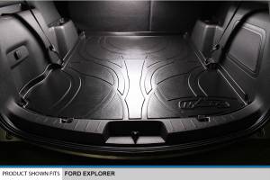 Maxliner USA - MAXLINER Floor Mats 3 Rows and Cargo Liner Behind 2nd Row Set Black for 2015-2016 Explorer without 2nd Row Center Console - Image 6