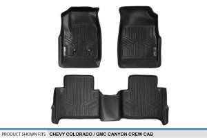 Maxliner USA - MAXLINER Custom Fit Floor Mats 2 Row Liner Set Black for 2015-2019 Chevy Colorado Crew Cab / GMC Canyon Crew Cab - Image 5